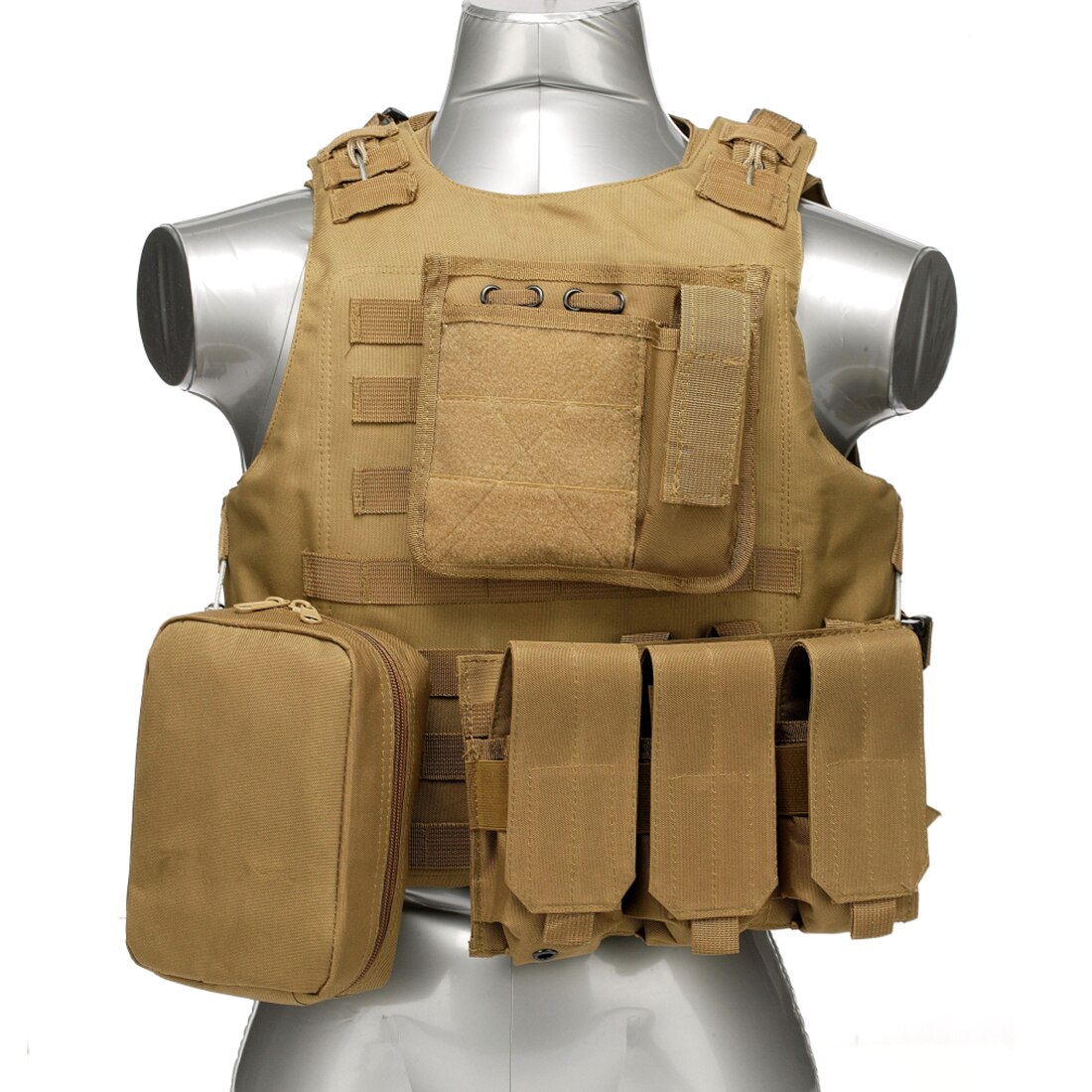UniTactical Molle Airsoft Vest Ʈ   Soft Vest CS Tactical Vest  4 Ŀġ   Outdoor Hunting Protector
